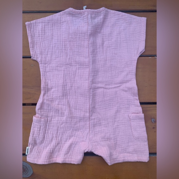 BNWT Pink Organic Cotton Romper Sz 9-12m - Picture 4 of 4